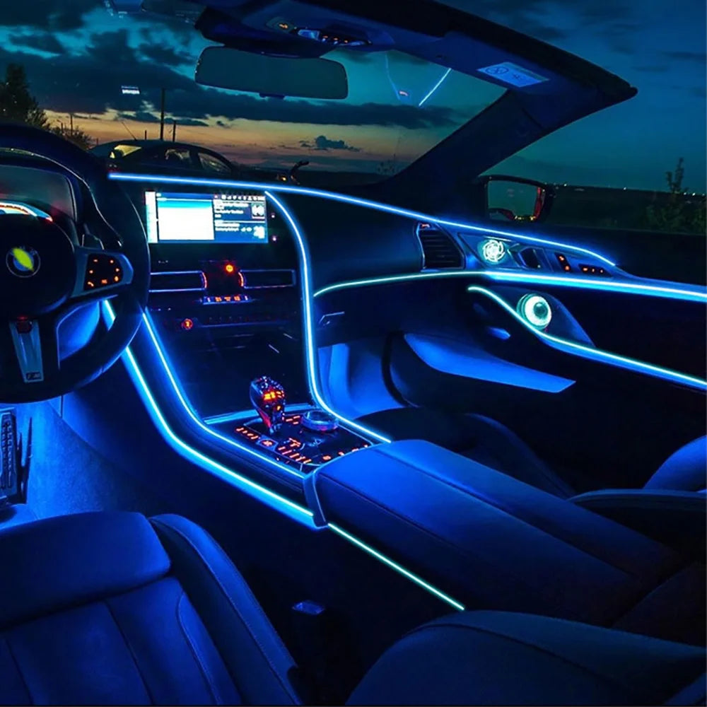 LED Car Interior Atmosphere Lights