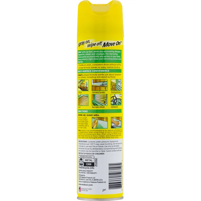 Endust Dusting And Cleaning Spray