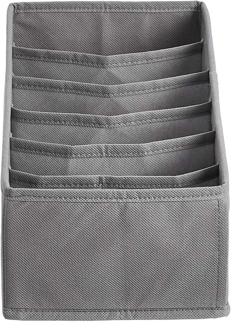 Basics Underwear Dresser Drawer Organizers, Pack of 2, Gray