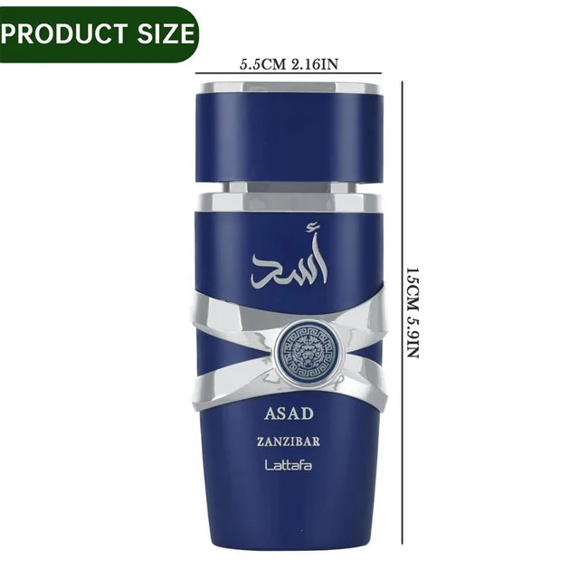 Lattafa Parfum Spray. 3.4 Ounce
