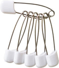70PCS Plastic Safety Pin 2inch Stainless Steel Pins No Rust, Safety Locking Baby Cloth Diaper Nappy Pins 2.2Inch