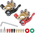 Car Battery Terminal 2 Pcs 4 Way