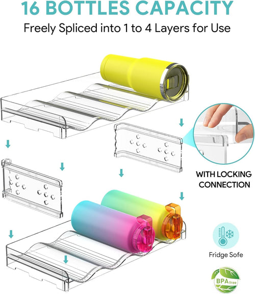 4 Tier Water Bottle Organizer