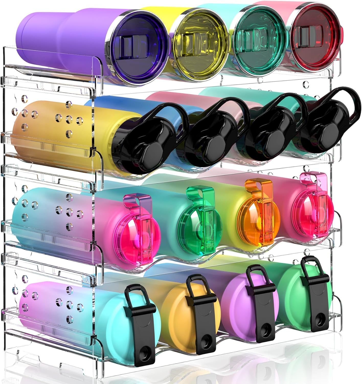 4 Tier Water Bottle Organizer