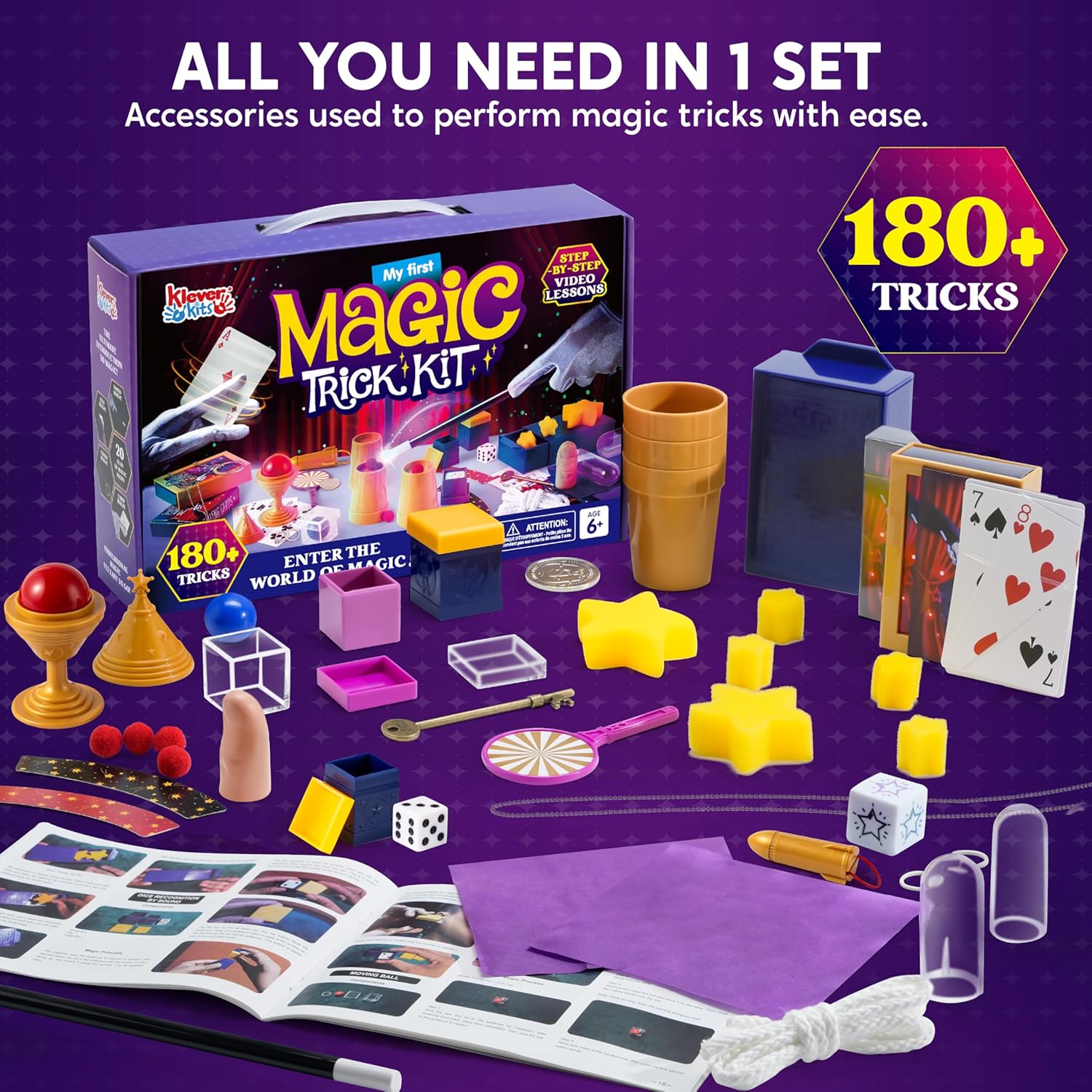 Klever Kits 180+ Magic Set-