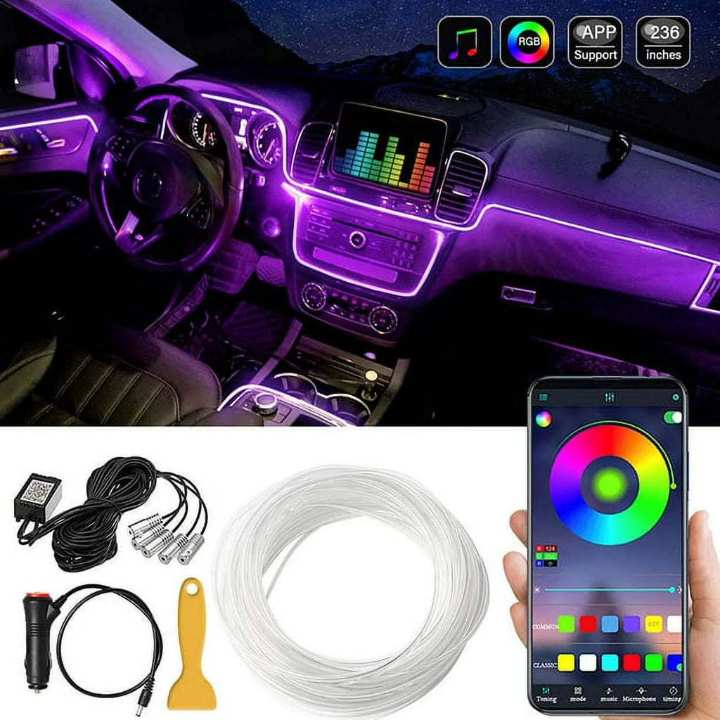 LED Car Interior Atmosphere Lights