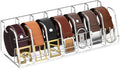 Belt Organizer - Acrylic Belt Storage Holder with 7 Compartments and Display Stand