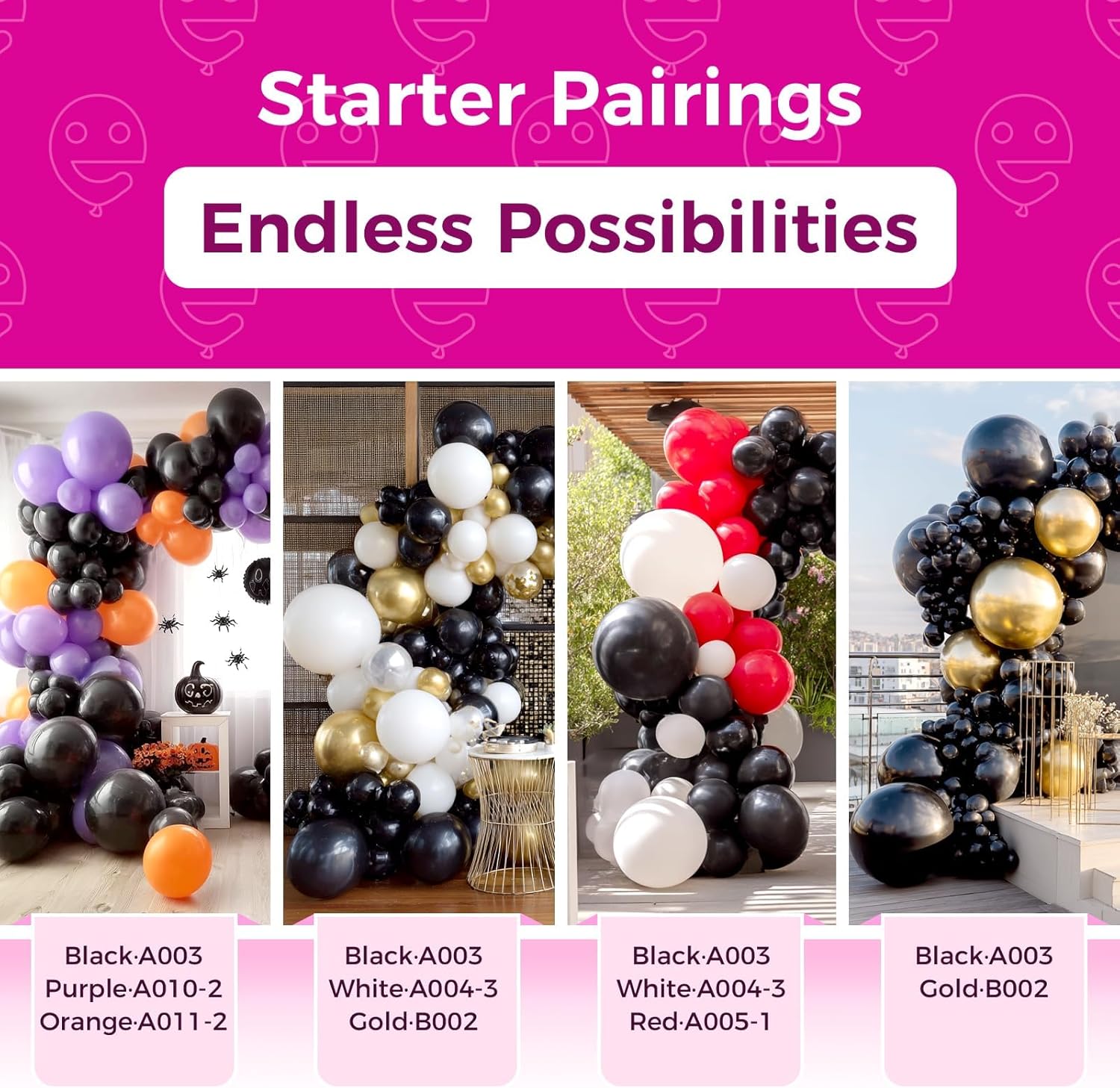 Bezente Black Balloons Latex Party Balloons - 100 Pack 12 inch Round Helium Balloons for Birthday Graduation Casino Gaming Anniversary Black History Month Themed Party Decorations 2026