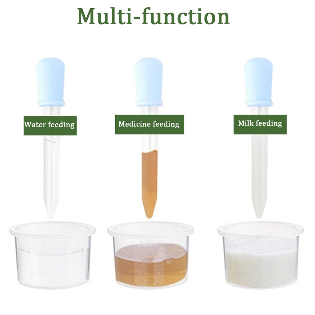 20PCS Liquid Droppers with a Clean Brush, Silicone and Plastic Pipettes Transfer Eyedropper with Bulb Tip for Candy Oil Kitchen Gummy Bear Making