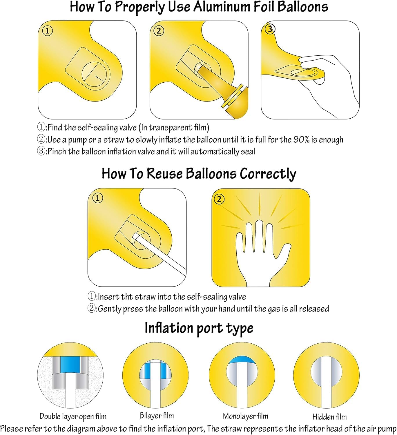 60 Pcs Gold Star Balloons Foil 26 inch Explosion Star Balloon 12 Point Mylar Balloons for New Year Wedding Birthday Baby Shower Party Decoration