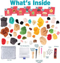 DIY Needle Felting Kit w Case - Animal Foodie Friends - Make 8 Cute Designs - Starter Kit Includes Mat, Wool Felt Tools, Needles, Instructions- Holiday Party Crafts, Gifts & Homemade Stocking Stuffers