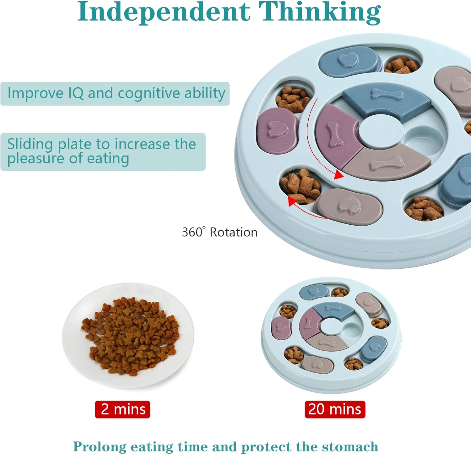 Dog Puzzle,Dogs Food Toys for IQ Training & Mental Enrichment,Dog Treat